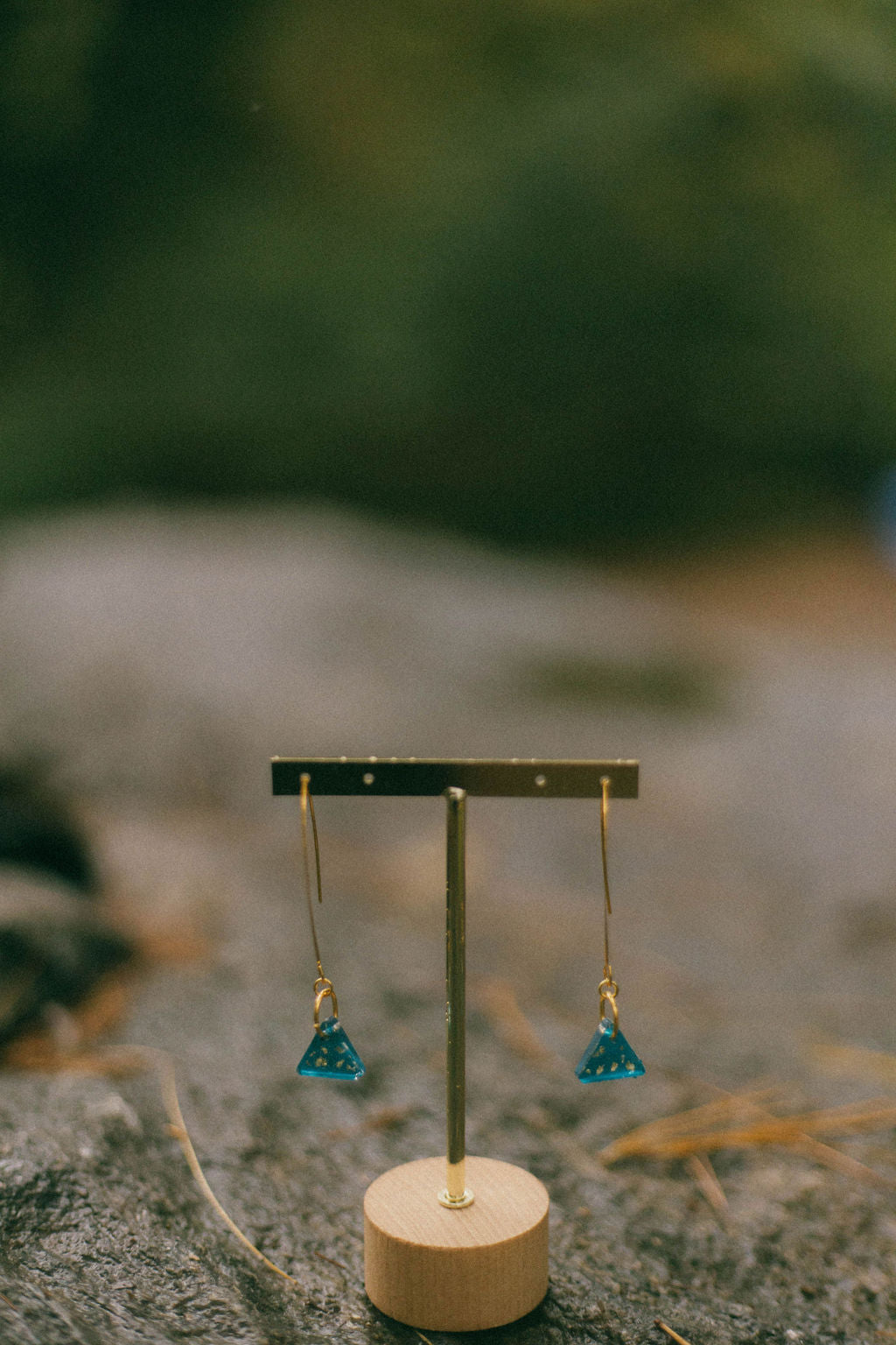 Hand-painted Art Earrings, Unique Handmade Resin Earrings, Colorful Vibrant Danglers, Birthday, Holiday gift