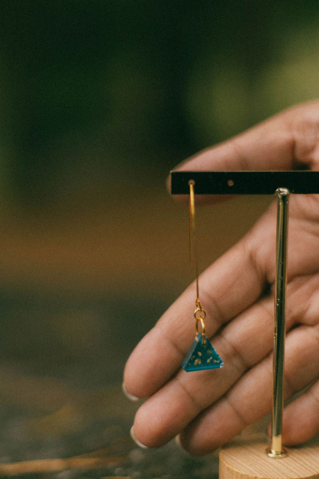 Hand-painted Art Earrings, Unique Handmade Resin Earrings, Colorful Vibrant Danglers, Birthday, Holiday gift