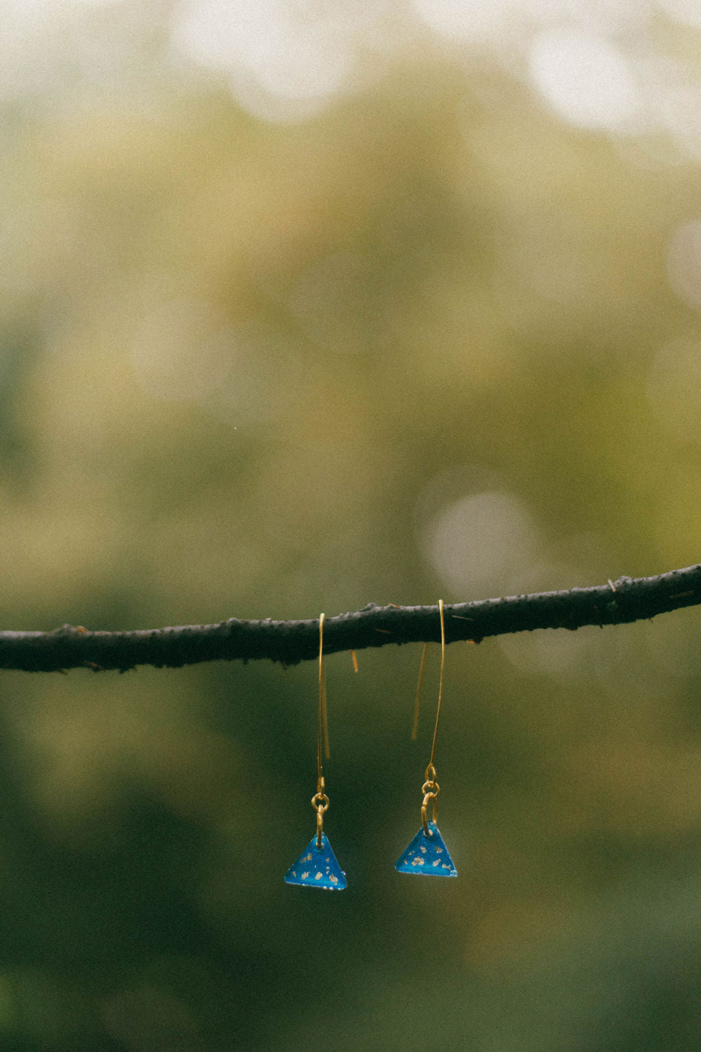 Hand-painted Art Earrings, Unique Handmade Resin Earrings, Colorful Vibrant Danglers, Birthday, Holiday gift